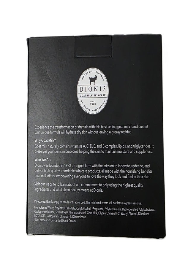 Dionis Goat Milk Hand Cream Set, French Vanilla and Lavender Vanilla, 1 oz, 2 Pack - Image 2